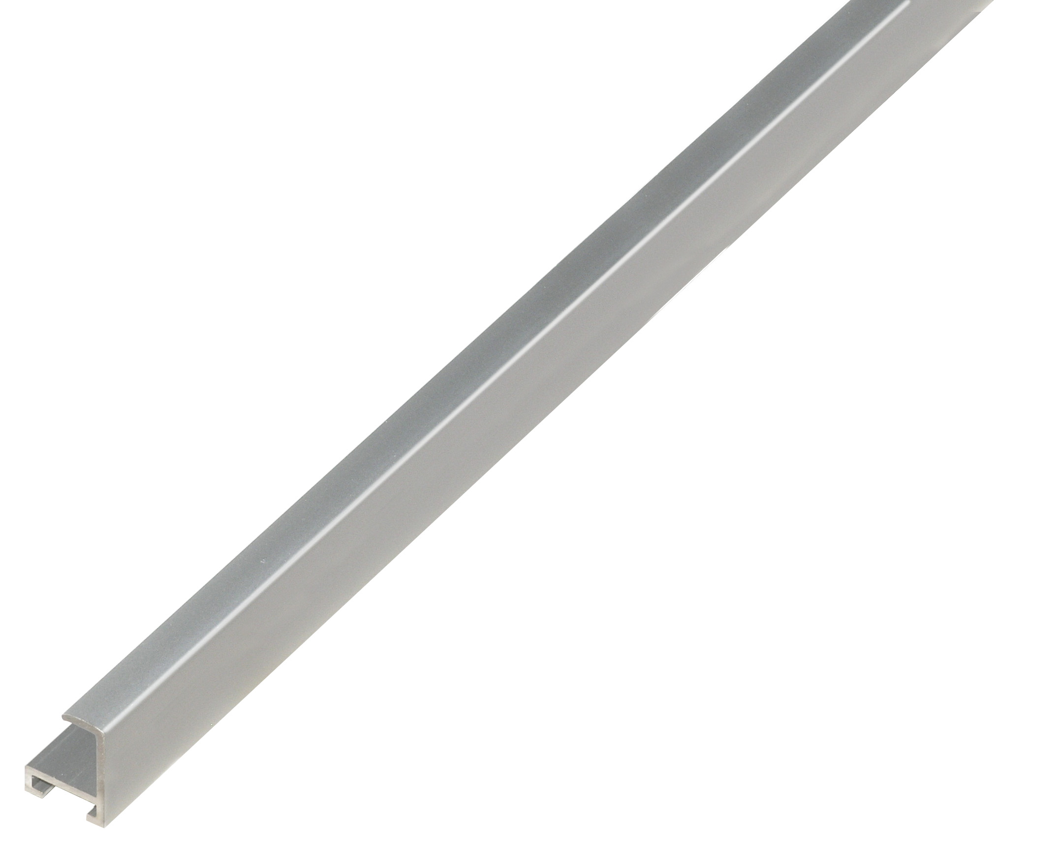 Aluminijska letvica ravna mat srebro  - 1004