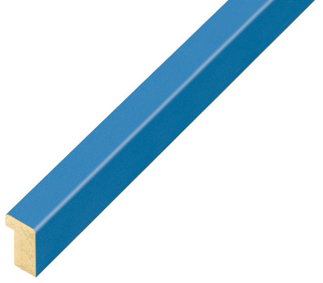 Letvica ramin ravna 10 mm - mat dovršenje - modra - 10AZZ