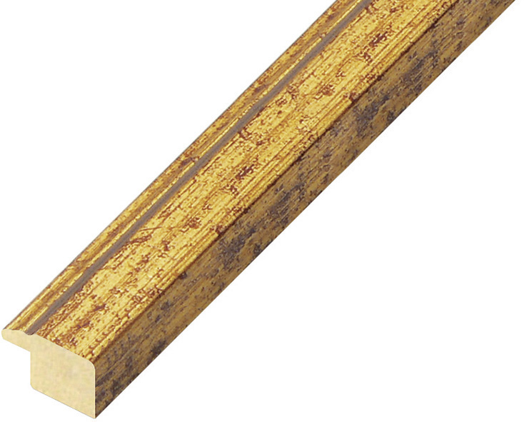Letvica bor spojeni širina 18 mm - staro zlato