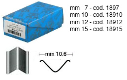 Spojnice Joint standard čelik 15 mm - Pak. 2000 kom