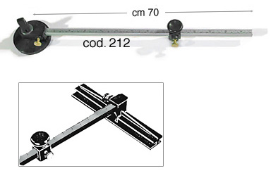 Šestar za rezanje stakla CircleMate - max promjer 70 cm