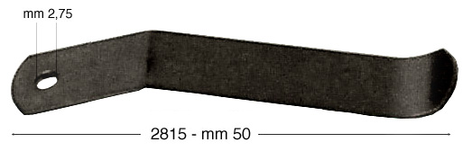 Opruga za slijepe okvire čelična 50 mm - Pak. 500 kom