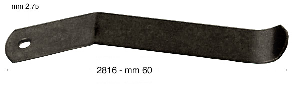 Opruga za slijepe okvire čelična 60 mm - Pak. 500 kom