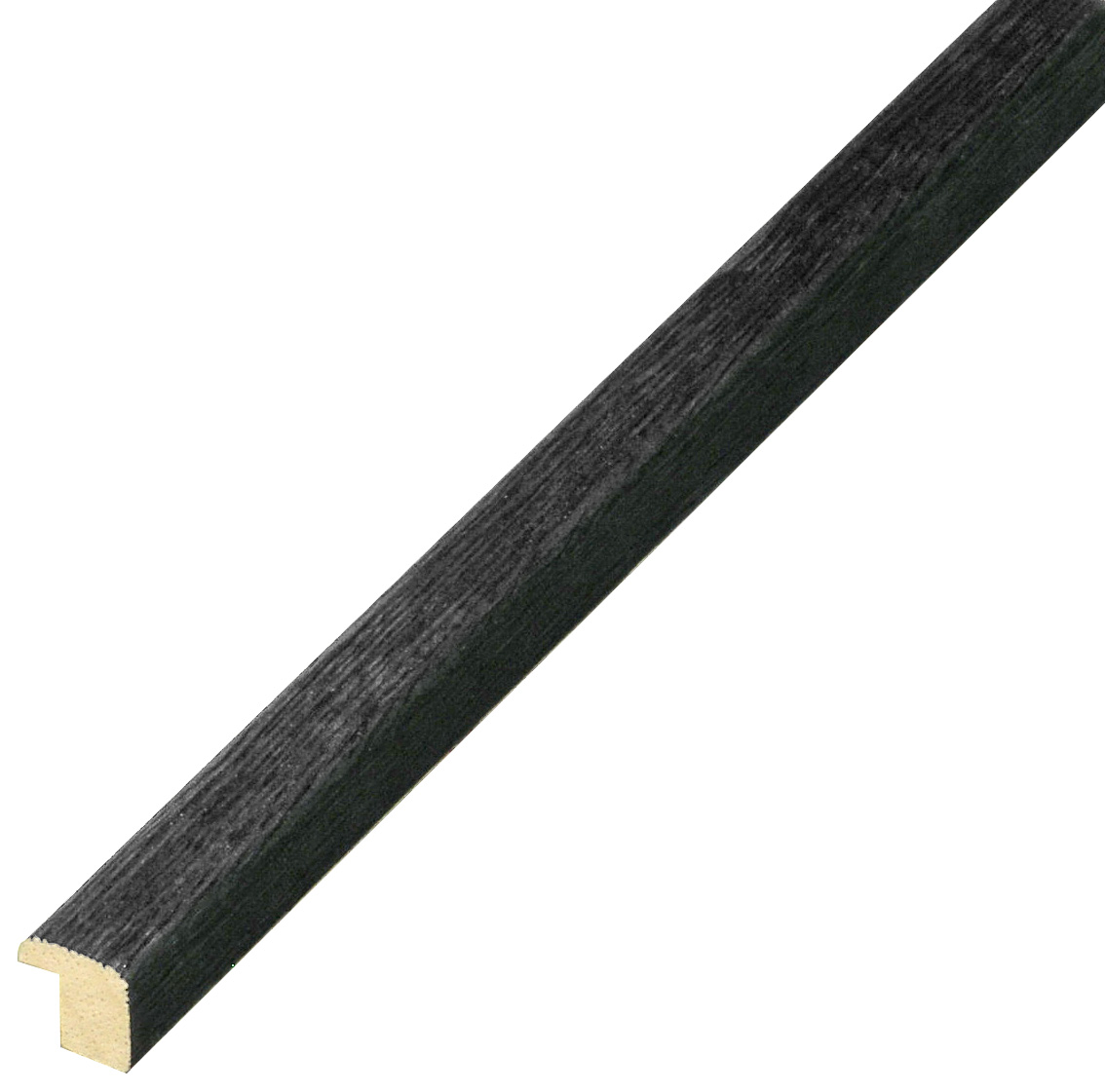 Letvica ayous tretiran protiv crva - 13x13 mm - izgrebana - Crna - 311NERO