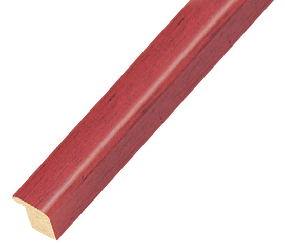 Letvica lipovo drvo širina 14 mm - mat crvena 