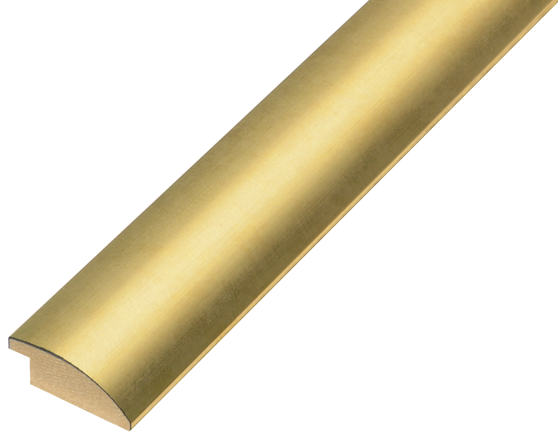 Levica ayous spojeni šir.35 mm zaobljena - satinirano zlato