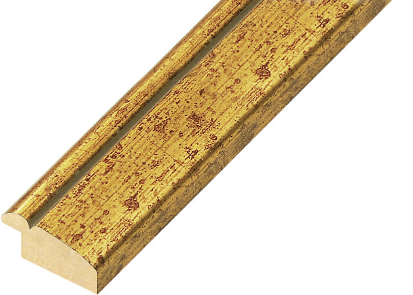 Letvica bor spojeni širina 30 mm - staro zlato