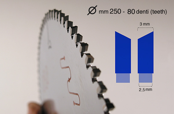 Oštrenje cirkularnog noža 36225 - 80 zuba