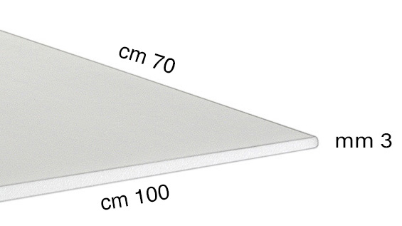 Stiropor ploče debljine 3 mm - 70x100 cm