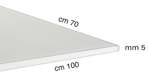 Stiropor ploče debljine 5 mm - 70x100 cm