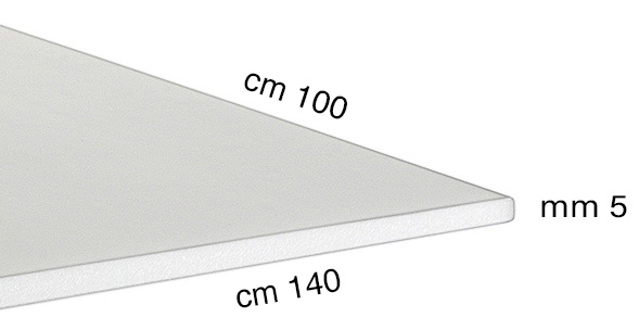 Stiropor ploče debljine 5 mm - 100x140 cm