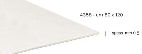 Karton bijeli patinirani 80x120 cm - 350 g/m2 - deblj.0,5mm