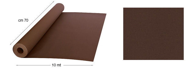 Papir baršunasti - kolut m10x70cm - 47 Smeđi
