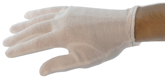 Par pamučnih rukavica bijele - srednja dimenzija