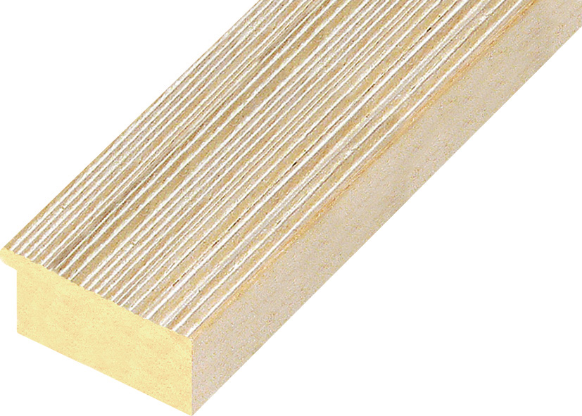 Letvica ayous plosnata širina 48 mm visina 20 - krem - 50CREMA
