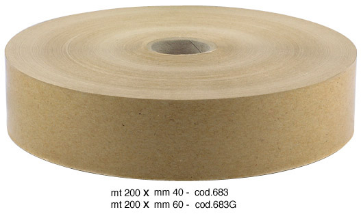 Gumirani papir smeđe boje u kolutu od mm 60x200 m