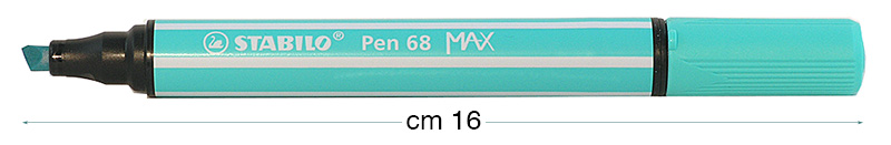 Flomasteri Stabilo Pen 68 MAX - Vodeno zeleni