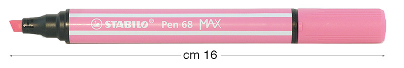 Flomasteri Stabilo Pen 68 MAX - Roza