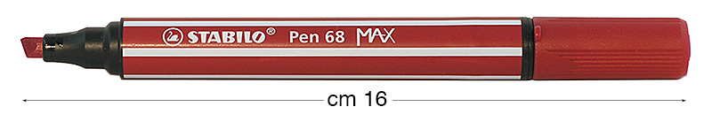 Flomasteri Stabilo Pen 68 MAX - Purpurni