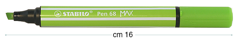 Flomasteri Stabilo Pen 68 MAX - Svijetlo zeleni