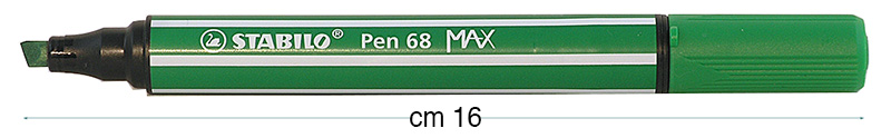 Flomasteri Stabilo Pen 68 MAX - Smaragdno zeleni