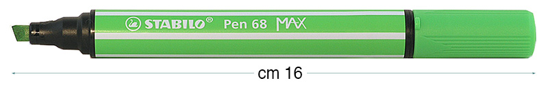 Flomasteri Stabilo Pen 68 MAX - List zeleni
