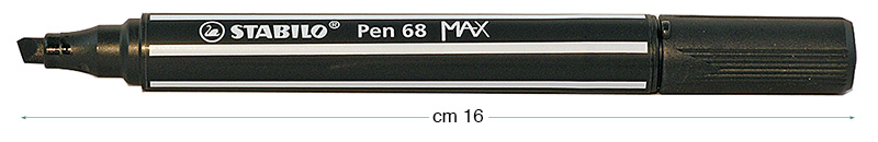 Flomasteri Stabilo Pen 68 MAX - Crni