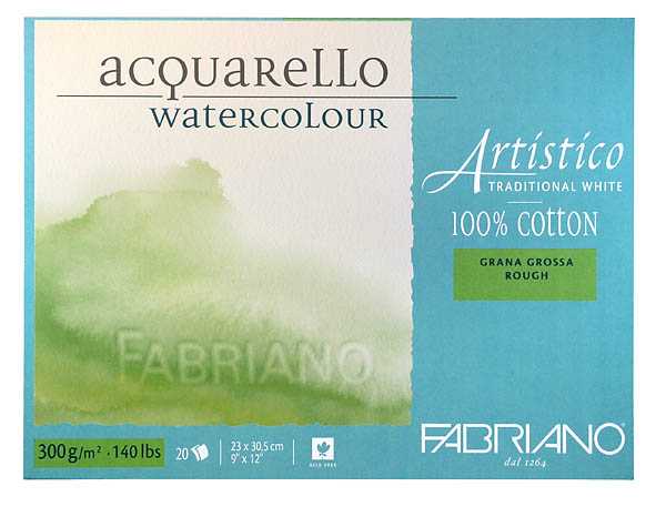 Fabriano Artistico 300g grubo - 31x46 cm - Blok 20 list. 