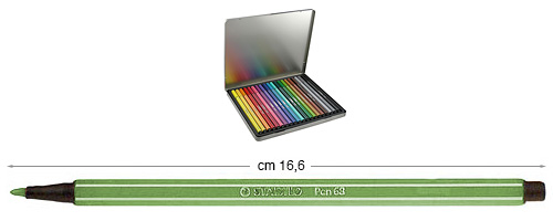 Flomasteri Stabilo Pen 68 - Svijetlo zeleni