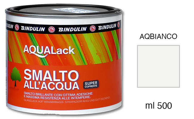 Vodene boje za drvo - Bijela - Limenka 500 ml