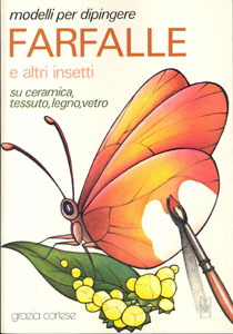 Knjiga, talijanski: Dipingere farfalle e insetti, 48 str.