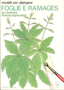 Knjiga, talijanski: Dipingere foglie e ramages, 48 str.
