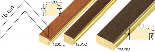 Kompletna serija kutnih uzoraka letvice 120-130 (3 uzoraka)