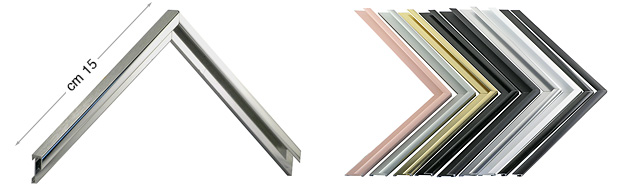 Komplet kutnih uzoraka: aluminijske letvice