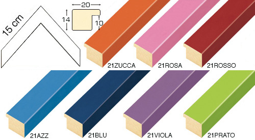 Kompletna serija kutnih uzoraka letvice 21 (7 kom)