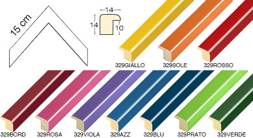 Kompletna serija kutnih uzoraka letvice 329 (10 kom)