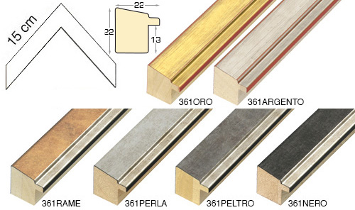 Kompletna serija kutnih uzoraka letvice 361 (6 kom)
