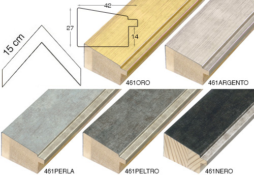 Kompletna serija kutnih uzoraka letvice 461 (5 kom)