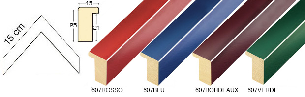 Kompletna serija kutnih uzoraka letvice 607 (4 kom)