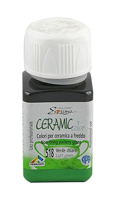 Ceramic-Color Ferrario 50 ml - 518 Svijetlo zelena