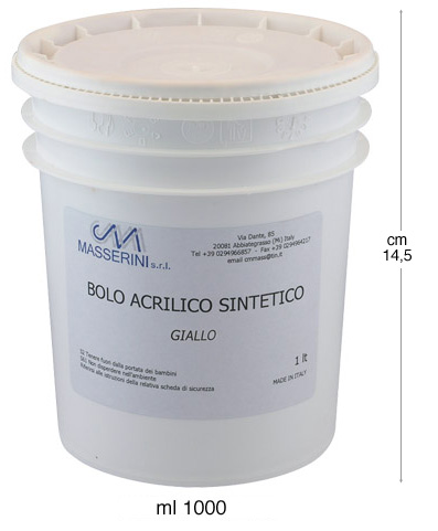 Bolus akrilni vodeni žuti - 1000 ml