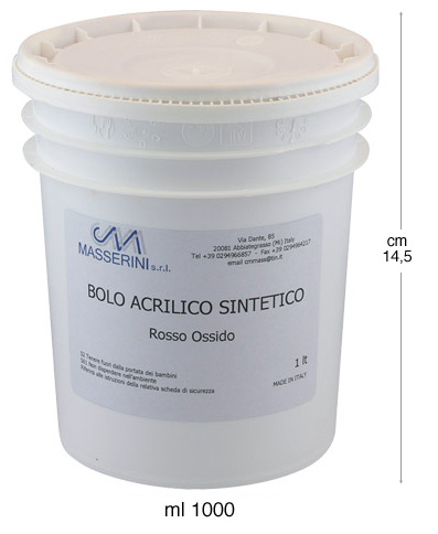 Bolus akrilni vodeni crveni - 1000 ml 