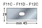 Nožići .012 za Fletcher - Pak. 100 kom