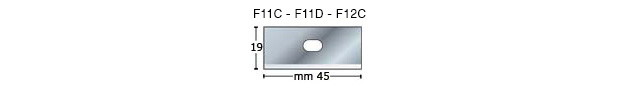 Nožići .012 za Fletcher - Pak. 100 kom