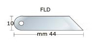 Nožići za Fletcher Oval/Circle - Pak. 10 kom