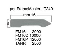 Strelice 16 mm za Frame Master - Pak. 3000 kom
