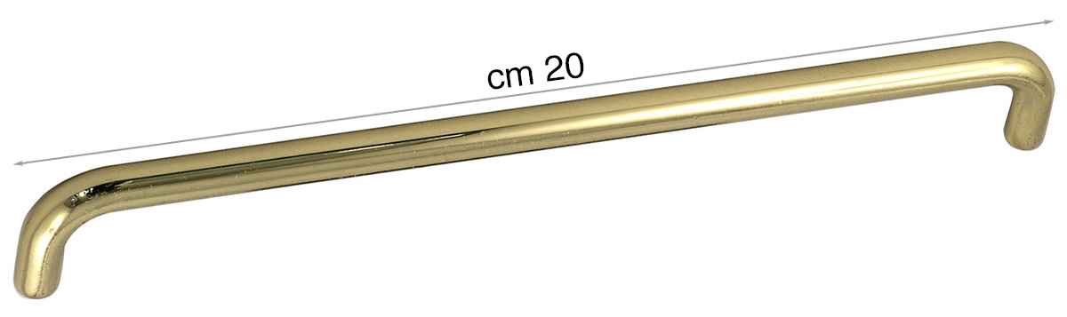 Par ručki za tacne mesingane - 20 cm