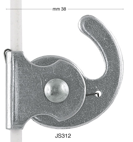 Kuka samoblokirna za okomitu aluminijsku šipku 4x4 mm