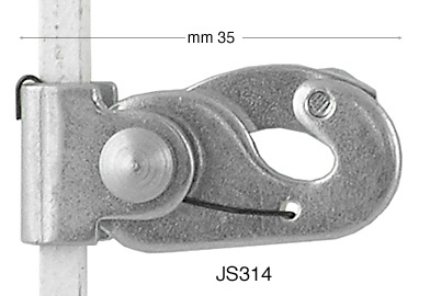 Kuka samoblokirna za okomitu aluminijsku šipku 4x4 mm