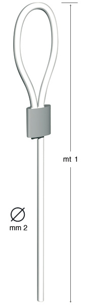 Perlon konop - promjer 2 mm sa petljom - 1 m